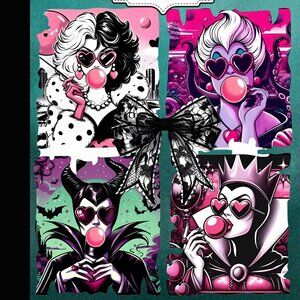 Disney Villains Inspired Custom Composition notebook Journal